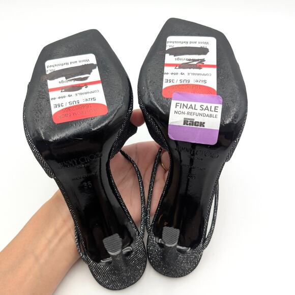 Jimmy Choo Anise Strappy Stiletto Heel Sandal Women's Cosmo Size US5 EU35 - Picture 8 of 11